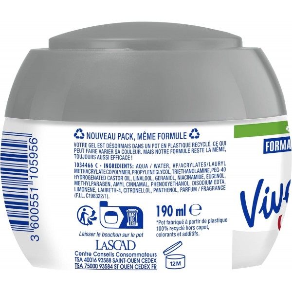 Unsichtbares Styling-Gel mit Vitaminfixierung Force 7 von Vivelle Dop DOP 3,99 €