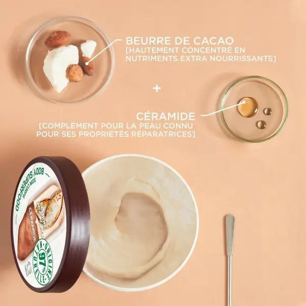 Repairing Hydration Body Care Cream 48HAu Cocoa Butter & Ceramide Body Superfood by Garnier Garnier €5.99