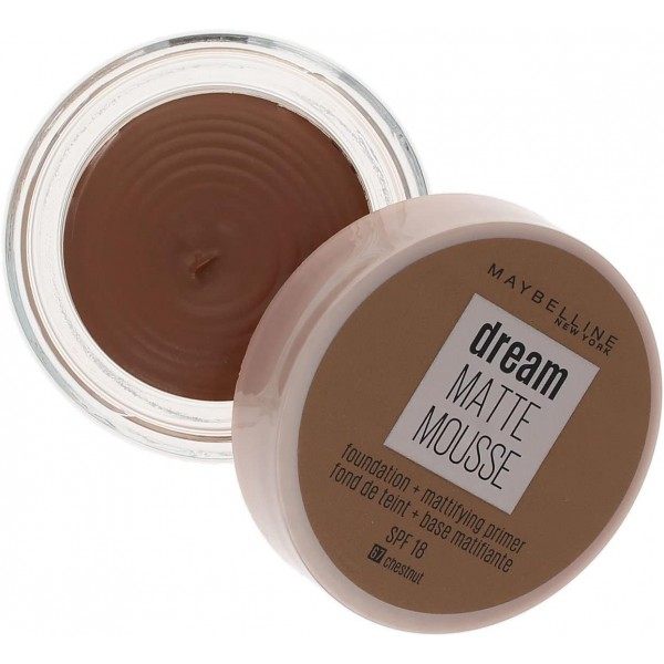 67 Chestnut / Châtaigne - Fond de Teint Dream Matte Mousse FPS18 de Gemey Maybelline Maybelline 6,00&nbsp;€