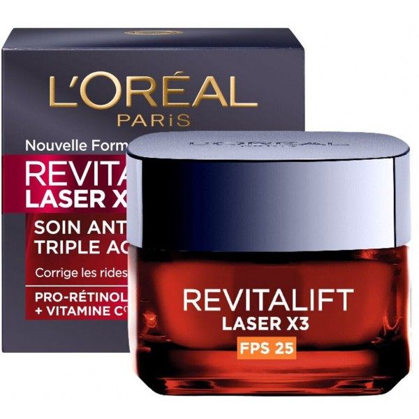L\'Oréal Paris Revitalift Laser X3 SPF 25 Tratamiento antienvejecimiento de triple acción