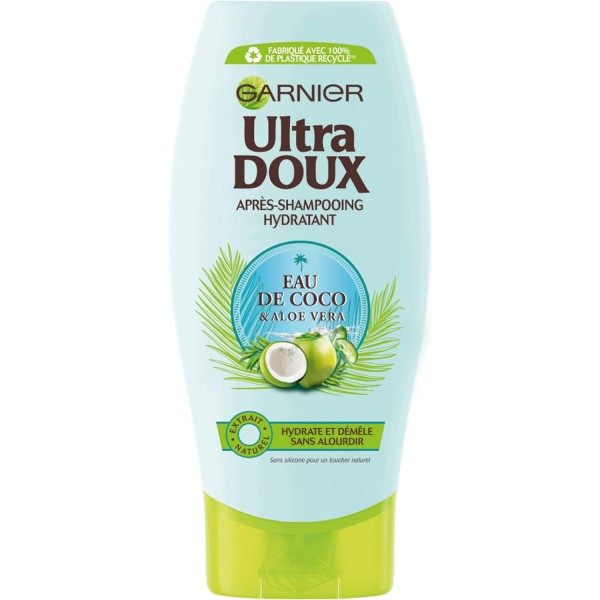 Après-shampoing Hydratant Eau de coco & Aloe vera Ultra DOUX de Garnier Garnier 2,49 €