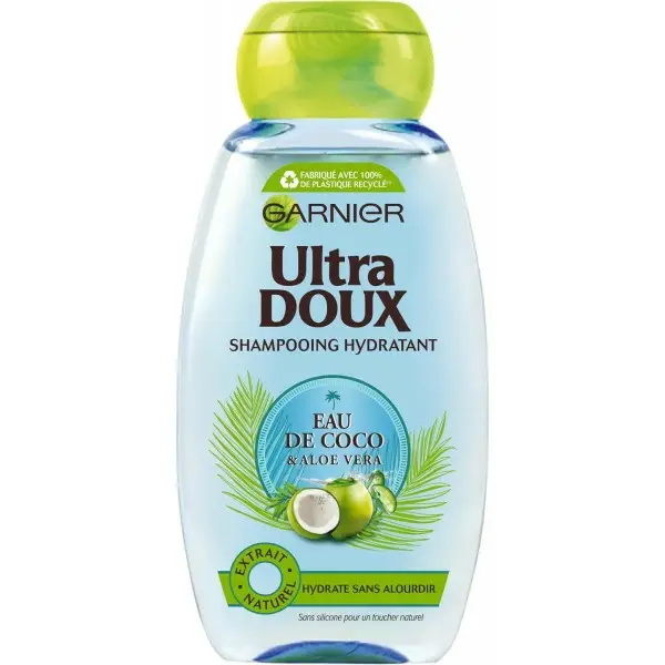 Garnier Garnier Ultra Doux Koko Ura eta Aloe Vera Xanpu Hidratatzailea 2,99 €