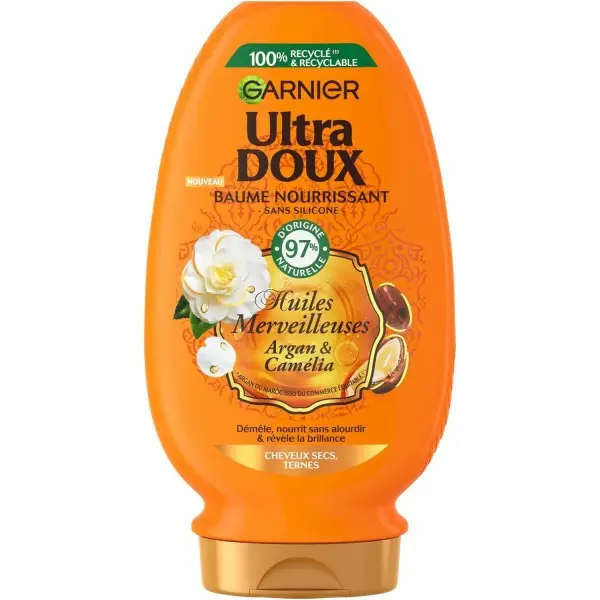 Baume Nourrissant aux Huiles Merveilleuses Argan et Camélia Ultra Doux de Garnier Garnier 2,99 €