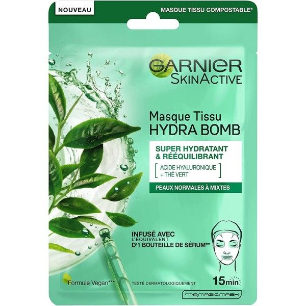 Masque Tissu Hydra Bomb Hydratant et Rééquilibrant de Garnier SkinActive La Provençale 3,00 €