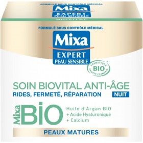 Biovital Anti-Aging Cuidado de Noche Arrugas, Firmeza, Reparación de Mixa BIO Mixa 5,00 €
