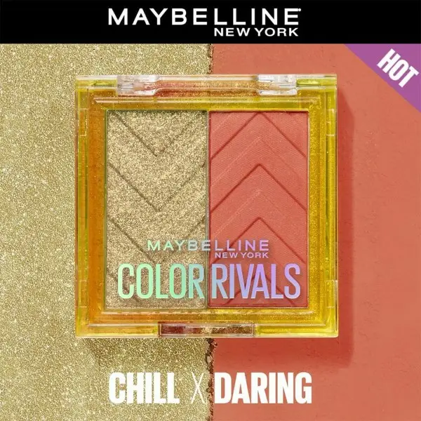 Chill x Daring - Color Rivals Oogschaduwpalet Hoog gepigmenteerd, waterdicht van Maybelline New York Maybelline ...