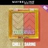 Chill x Daring - Paleta de sombras de ojos Color Rivals altamente pigmentada, resistente al agua de Maybelline New York