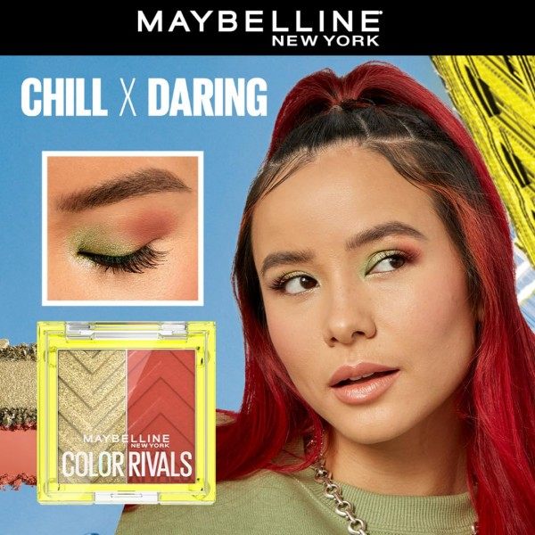 Chill x Daring - Color Rivals Eyeshadow Palette Highly Pigmented, Waterproof by Maybelline New York Maybelline ...