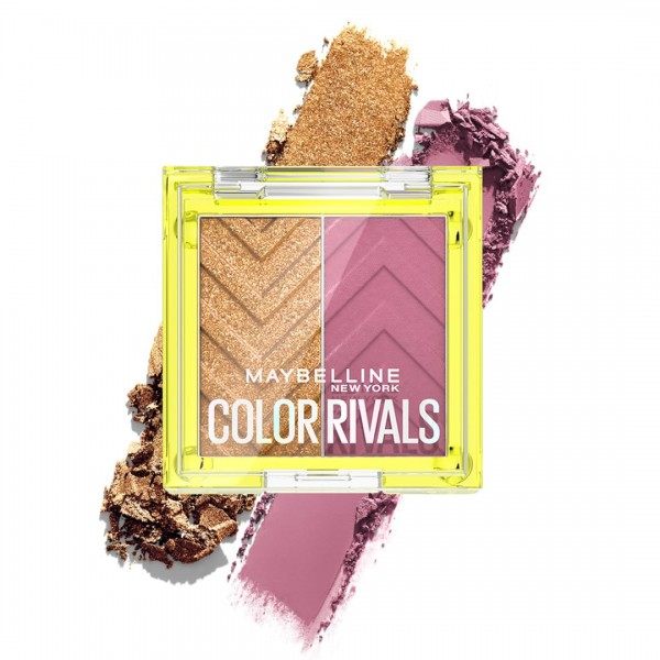 Assertive x Coy - Paleta de sombras de ojos Color Rivals altamente pigmentada, resistente al agua de Maybelline New York