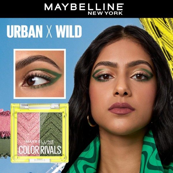 Urban x Wild - Color Rivals Eyeshadow Palette Highly Pigmented, Waterproof by Maybelline New York Maybelline 4,...