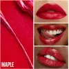 04 Maple - Lápiz labial satinado y pigmentado con manteca de cacao Crema de manteca Edición vegana verde de Maybelline New York