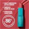 018 Musk - Lápiz labial satinado y pigmentado con manteca de cacao Crema de manteca Edición vegana verde de Maybelline New York