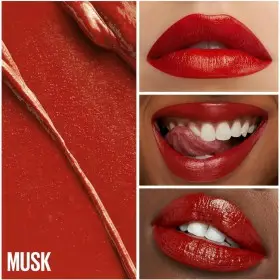 018 Musk - Labial satinado e pigmentado con crema de manteiga de cacao Edición vegana verde de Maybelline New York Maybel...