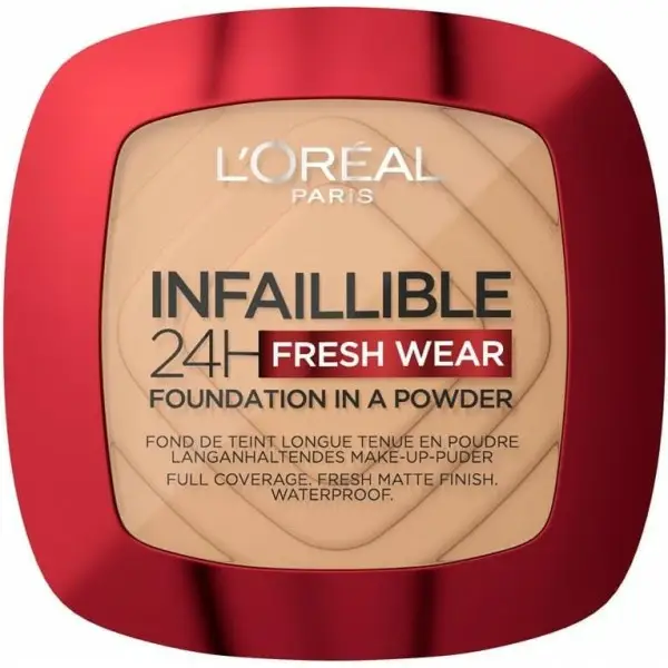 220 Sable - L'Oréal Paris Infallible 24H Fresh Wear Waterproof Long-Lasting Powder Foundation L'Oréal €7.50