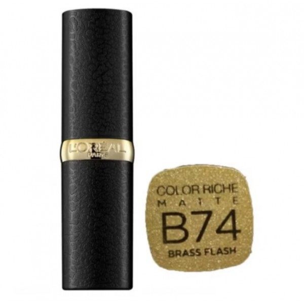 B74 Brass Flash - Barra de labios Color Riche de L'Oréal Paris L'Oréal 3,00 €