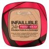 250 Sable Eclat - Infallible 24H Fresh Wear Waterproof Long-Lasting Powder Foundation by L'Oréal Paris L'Oréal €8.50