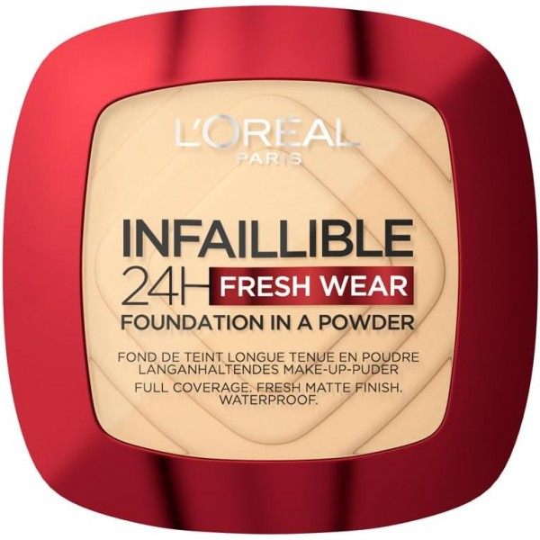 040 Cashmere - Base de maquillatge en pols de llarga durada Impermeable Infal·lible 24H Desgast fresc de L'Oréal París L'Oréal