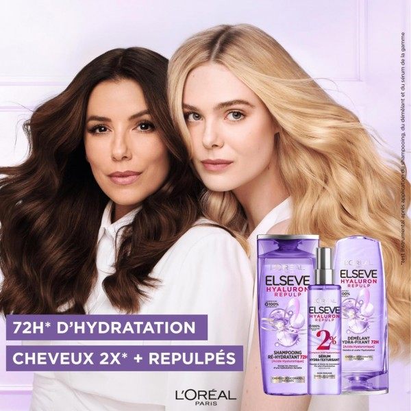 Hydra-Fixant72H Districante lucentezza ed elasticità con acido ialuronico Elseve Hyaluron Repulp di L'Oréal Paris L'Oréal € 3,00