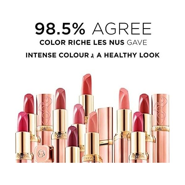 183 Exuberant - Color Riche Satin Gladde vochtinbrengende lippenstift met pure pigmenten, omega 3 en vitamine E van L'Oréal