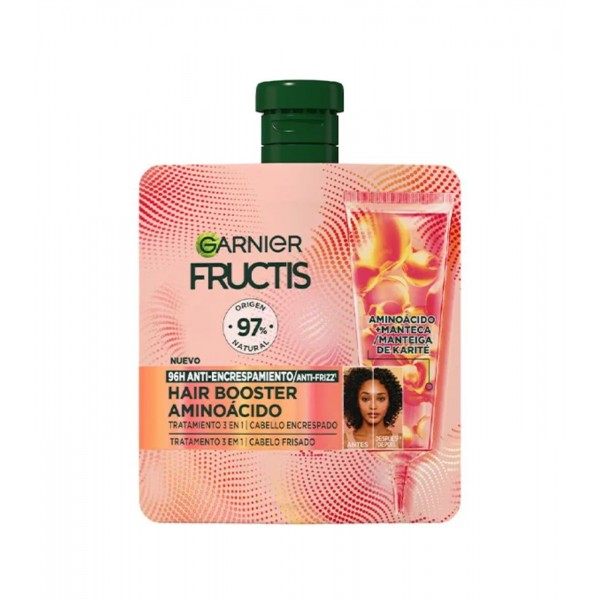 3 in 1 haarbehandeling Hair Booster Aminozuur 96 uur zonder kroezen Fructis de Garnier Garnier € 3,50