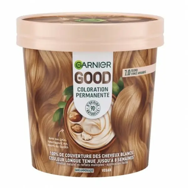 7.0 Blond Amande Foncé - Coloration permanente GOOD de Garnier Garnier 7,00&nbsp;€