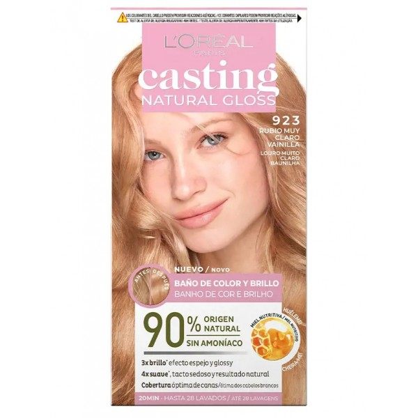 923 Rubio Vainilla - Coloración Casting Natural Gloss sin amoniaco de L'Oréal Paris L'Oréal 6,00 €