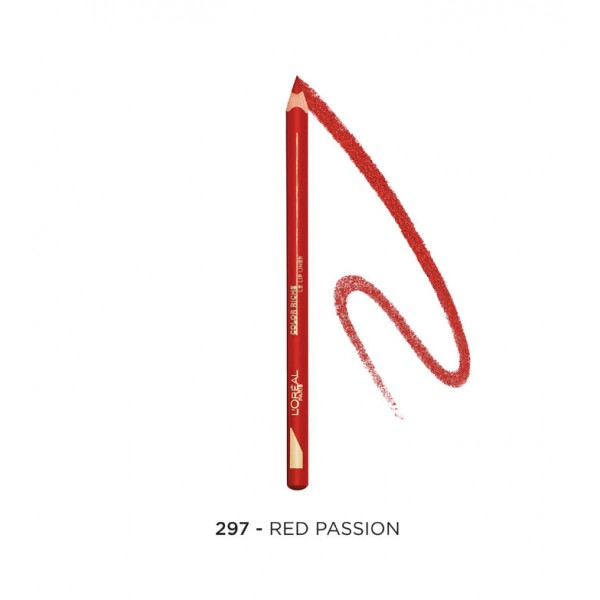 297 Red Passion - L'Oréal Pariseko Ezpain-arkatza Couture Lip Liner L'Oréal 4,00 €