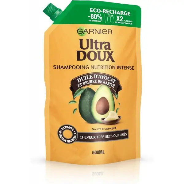 Garnier Ultra Doux Shampoo Nutrizione Intensa Olio di Avocado e Burro di Karité 500ml Garnier €4,50