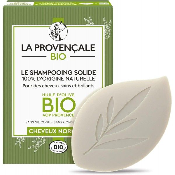 Shampoo solido 100% di origine naturale per capelli normali, certificato biologico da La Provençale Bio La Provençale €3,49