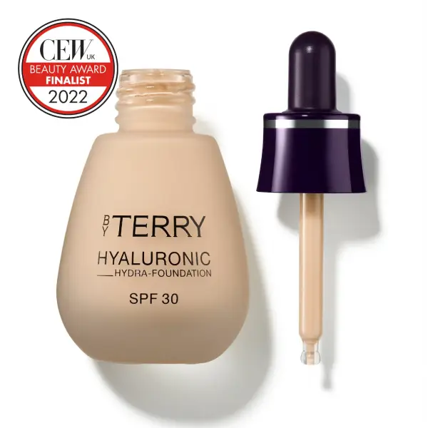 Base de maquillaje hidratante 200W Natural enriquecida con ácido hialurónico, acabado MATE, FPS 30 de By Terry Paris By Terry