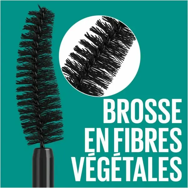 02 Very Black - Mascara Volume Enrichi en Beurre de Karité Green Edition Mega Mousse de Maybelline New-York Maybelline 4,50&nbsp;€