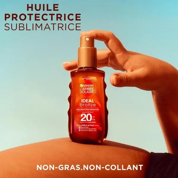 Ideal Bronze Aceite Protector Sublimador SPF20 Vitamina E e Manteca de Karité de GARNIER Ambre Solaire Mixa 8,00 €