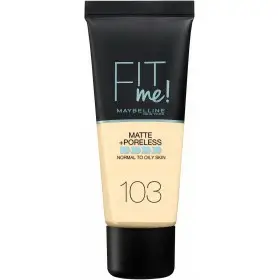 103 Pure Ivory - Fond de Teint FIT ME MATTE & PORELESS de Maybelline Maybelline 5,99&nbsp;€