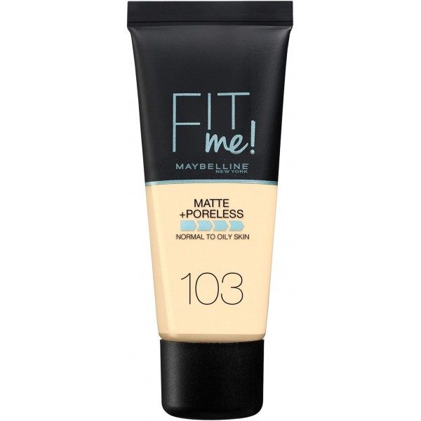 103 Pure Ivory - Base de maquillatge FIT ME MATTE & PORELESS de Maybelline Maybelline 5,99 €