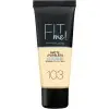 103 Pure Ivory - FIT ME MATTE ETA PORELESS Maybelline-ren FIT ME MATTE Makillaje-oinarria Maybelline 5,99 €