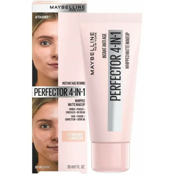 00 FAIR/LIGHT - Perfezionatore opacizzante anti-età istantaneo multiuso 4 in 1 di Maybelline New York Maybellin...