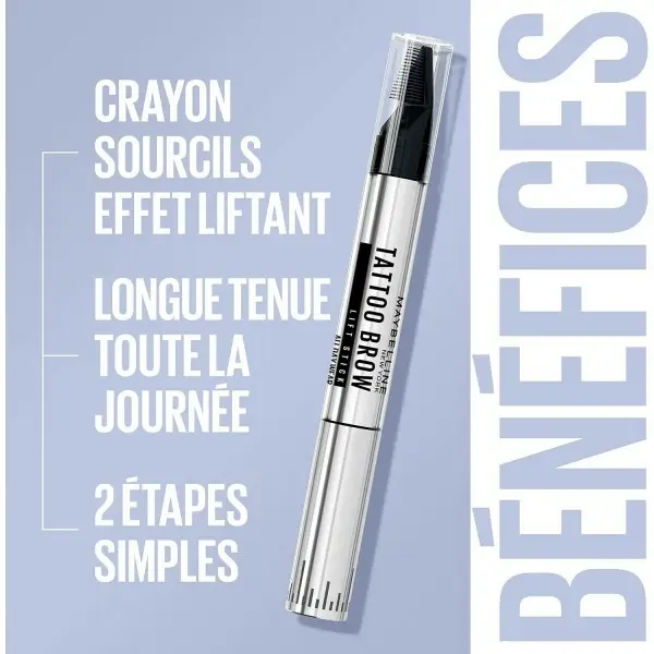 01 Louro - Lapis de cellas de dobre punta con efecto lifting Tattoo Brow Lift de Maybelline New York Maybelline New York 5,00 €