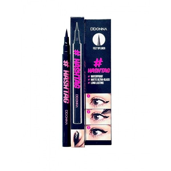 Nero - Eyeliner a punta di feltro HASHTAG 24H WATERPROOF di D'DONNA D'DONNA €2,50