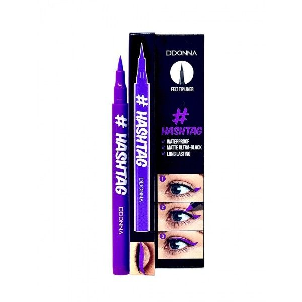 Violet - Delineador d'ulls amb punta de feltre HASHTAG RESISTENT A L'AIGUA 24H de D'DONNA D'DONNA 2,50 €