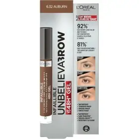 104 Castagno - Unbelievabrow Gel per Sopracciglia, Lungo indossando l'oréal Paris