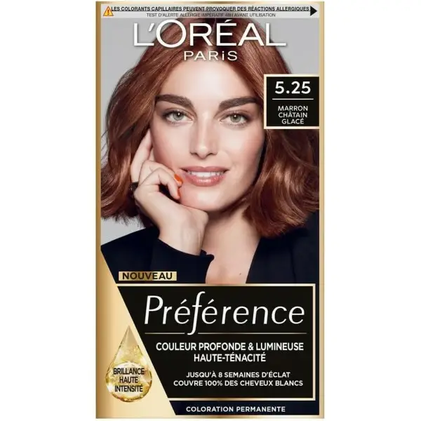 5.25 Gaztaina Izotzdun Marroia - Ile-kolore iraunkorraren lehentasuna L'Oréal Paris-etik L'Oréal 7,50 €