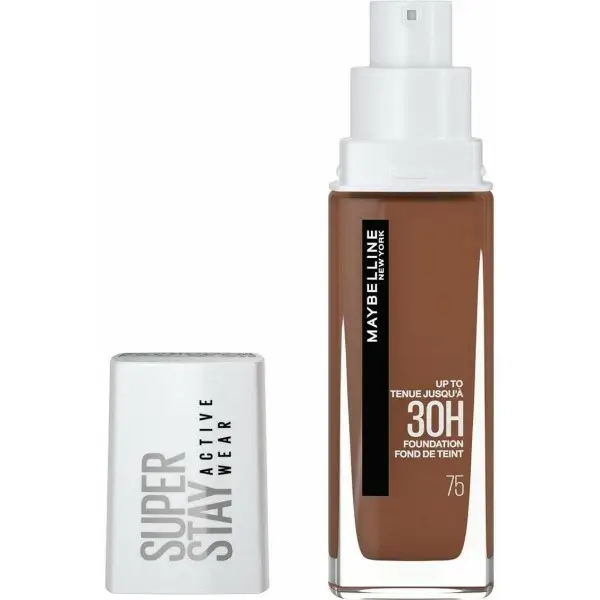 75 Mocha - Maybelline New York Superstay Active Wear 30h Foundation met hoge dekking Maybelline €6,99