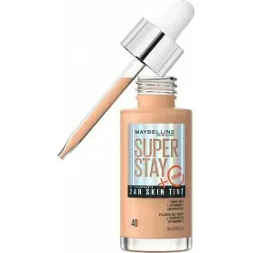 Farbton 40 – Maybelline New York Superstay Skin Tint Glow & Skin Care Fluid Foundation mit Vitamin C Maybelline …