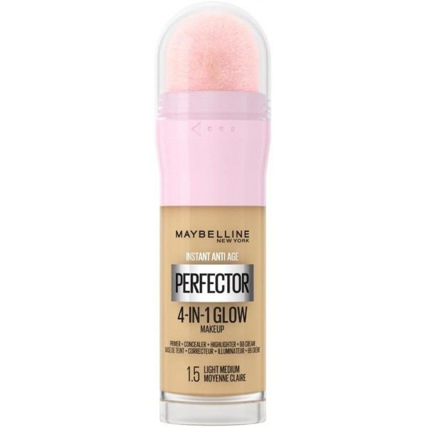 1.5 Medio Claro - Base de Maquillaxe 4 en 1 Instant Glow Perfector de Maybelline New York Maybelline 7,99 €