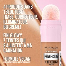 1.5 Lleuger Mitjà - Base de Maquillatge 4 en 1 Instant Glow Perfector de Maybelline New York Maybelline 7,99 €