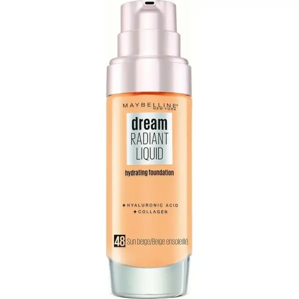 48 Beige Ensoleille - Fond de Teint Soin Dream Radiant Liquid de Gemey Maybelline Maybelline 7,00&nbsp;€