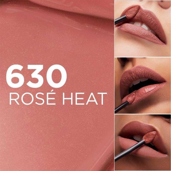 630 Rose Heat - Rouge à Lèvres Liquide Infaillible Matte Resistance À L'Acide Hyaluronique de L'Oréal Paris L'Oréal 6,00 €
