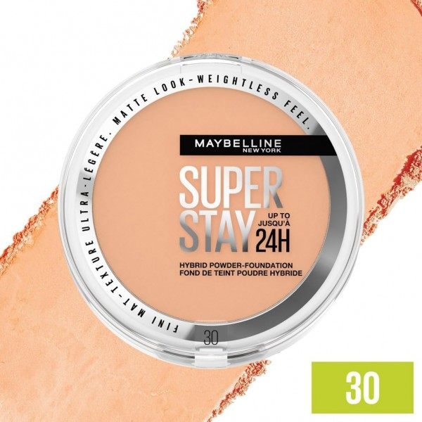 Tint 30 - Base de maquillatge en pols híbrida Superstay 24H vegana i resistent a l'aigua de Maybelline New York Maybelline 7,99