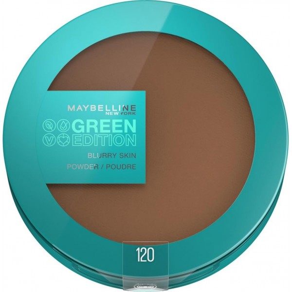 Shade 120 - Maybelline New York Blurry Skin Green Edition Mattifying Foundation Powder Maybelline 6.99 €