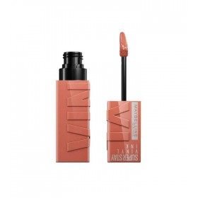 105 Dourado - Barra de labios líquida con brillo SuperStay Vinyl Ink de Maybelline New York